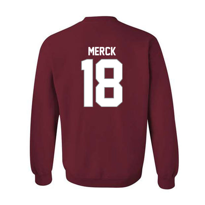 NCCU - NCAA Football : Carter Merck - Classic Shersey Crewneck Sweatshirt-1