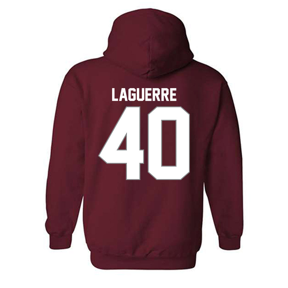 NCCU - NCAA Football : Jeremiah Laguerre - Classic Shersey Hooded Sweatshirt-1