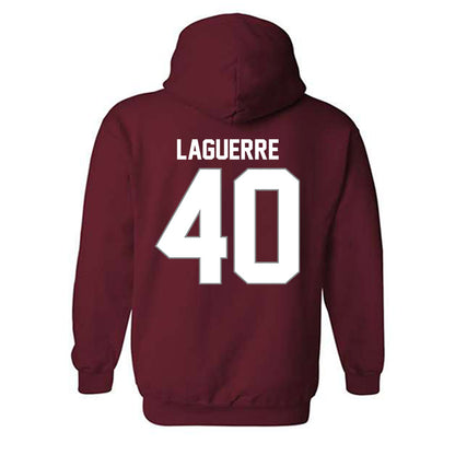 NCCU - NCAA Football : Jeremiah Laguerre - Classic Shersey Hooded Sweatshirt-1