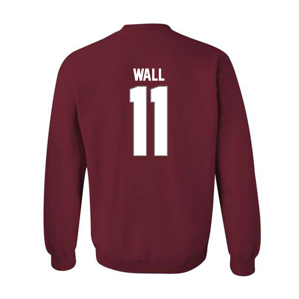 NCCU - NCAA Football : Mehki Wall - Classic Shersey Crewneck Sweatshirt-1