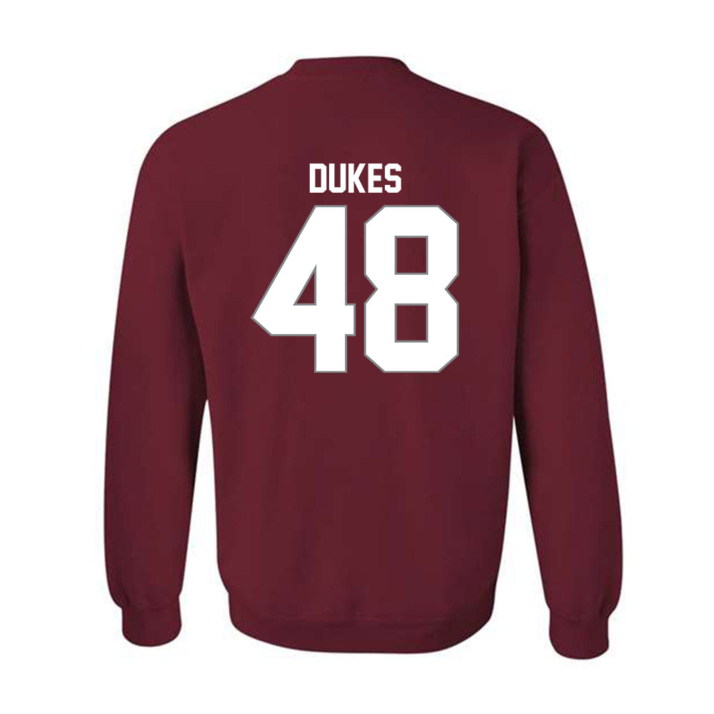 NCCU - NCAA Football : Jahzir Dukes - Classic Shersey Crewneck Sweatshirt-1
