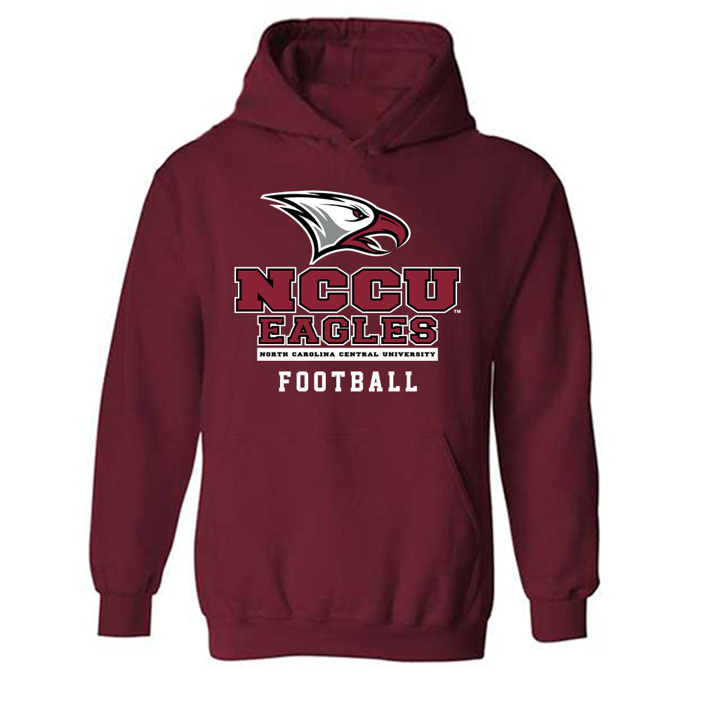 NCCU - NCAA Football : Elijah Clark - Classic Shersey Hooded Sweatshirt-0
