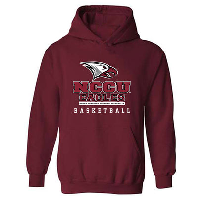 NCCU - NCAA Men's Basketball : Khouri Carvey - Classic Shersey Hooded Sweatshirt-0