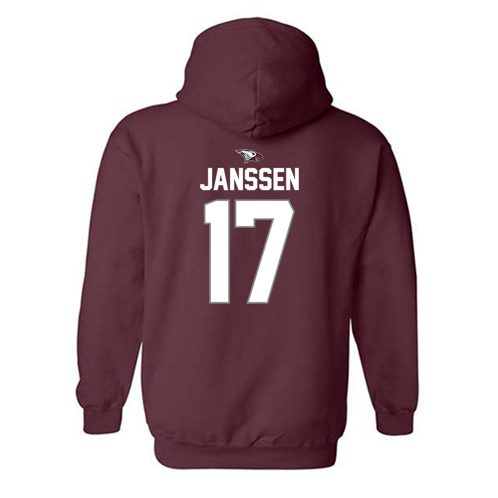 NCCU - NCAA Softball : Madeline Janssen - Classic Shersey Hooded Sweatshirt-1
