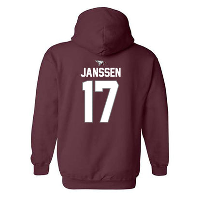 NCCU - NCAA Softball : Madeline Janssen - Classic Shersey Hooded Sweatshirt-1