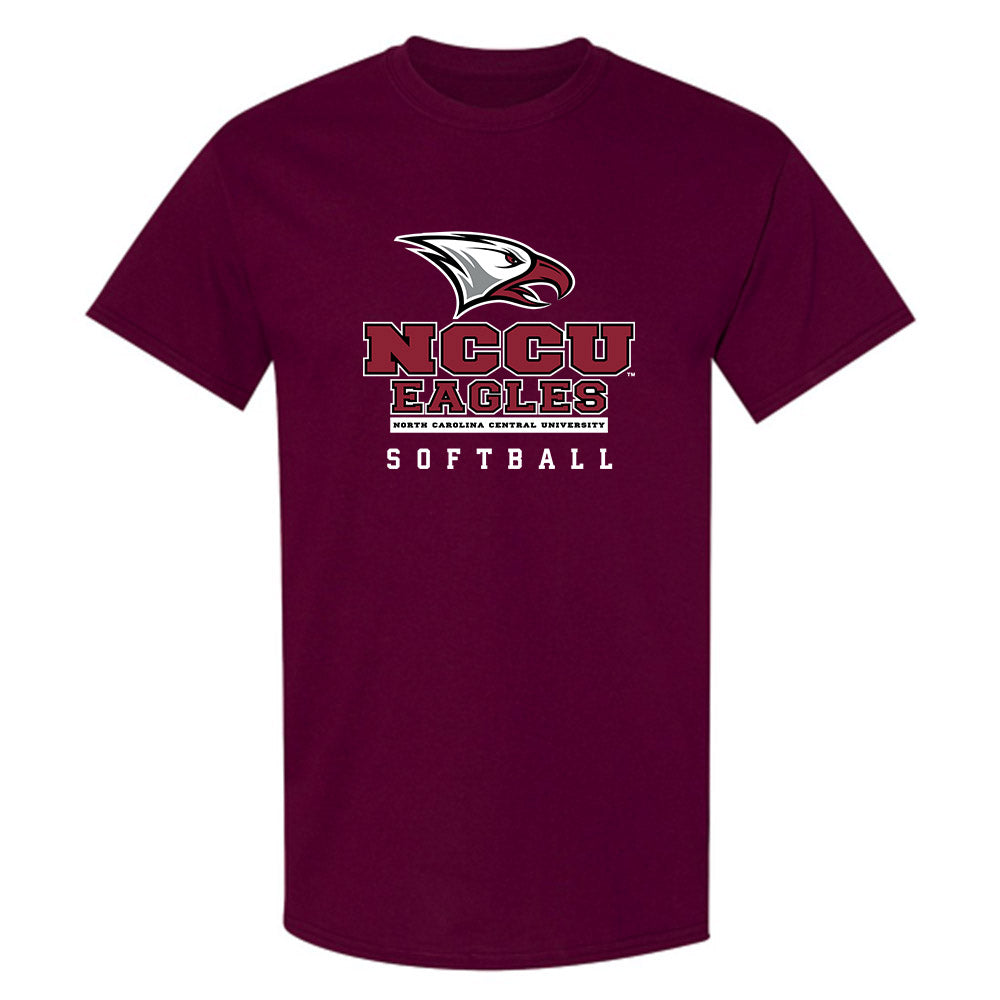 NCCU - NCAA Softball : Simone Mack - Classic Shersey T-Shirt-0