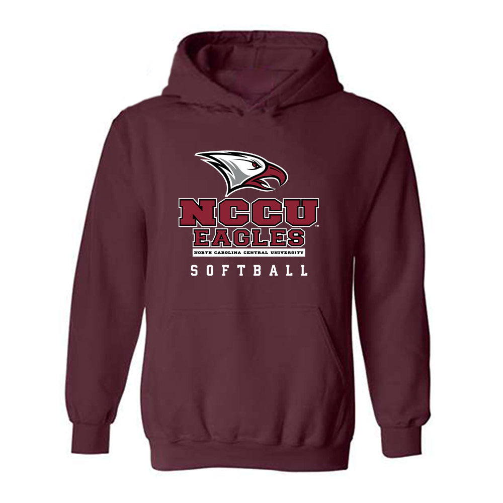 NCCU - NCAA Softball : Amiya VanMeter - Classic Shersey Hooded Sweatshirt-0