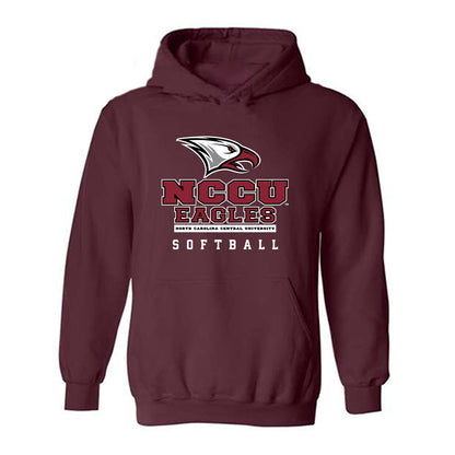 NCCU - NCAA Softball : Amiya VanMeter - Classic Shersey Hooded Sweatshirt-0
