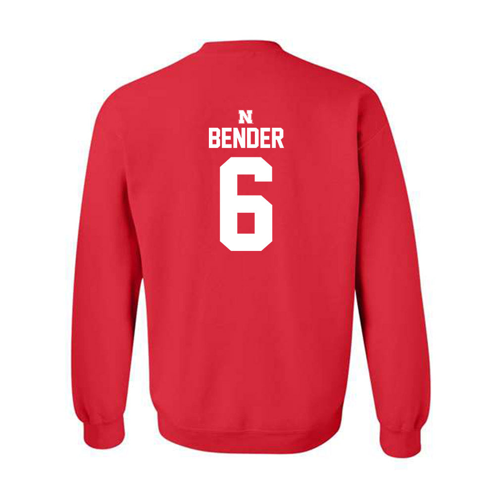 Nebraska - NCAA Baseball : Pryce Bender - Classic Shersey Crewneck Sweatshirt-1