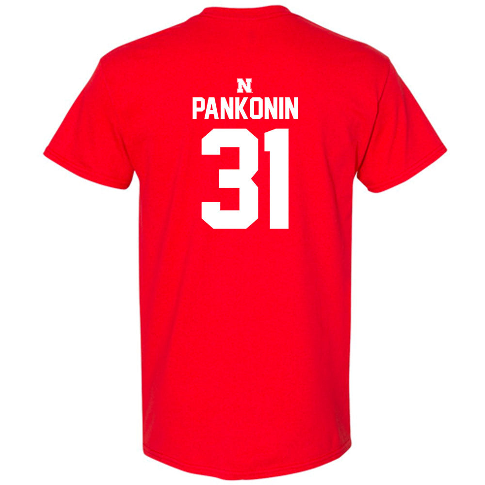 Nebraska - NCAA Baseball : Auden Pankonin - Classic Shersey T-Shirt-1