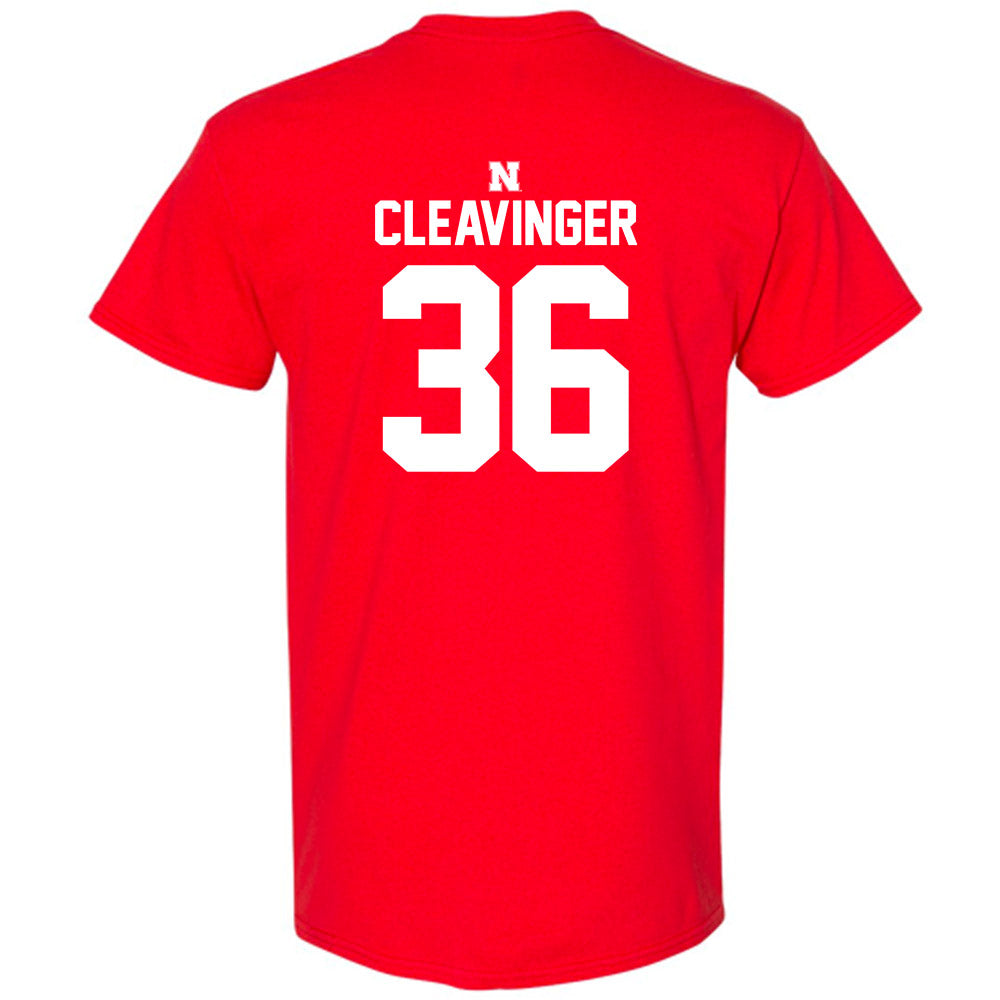 Nebraska - NCAA Baseball : Grant Cleavinger - Classic Shersey T-Shirt-1
