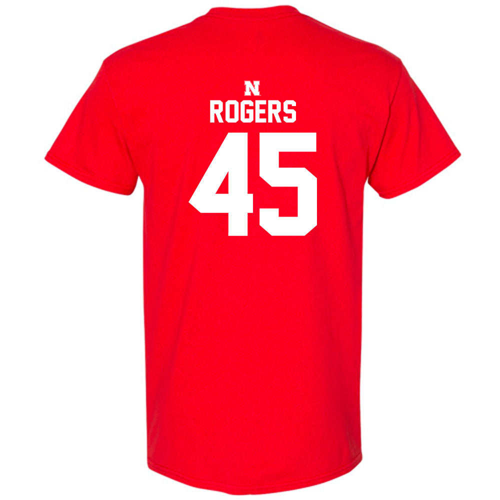 Nebraska - NCAA Football : Dylan Rogers - Classic Shersey T-Shirt-1