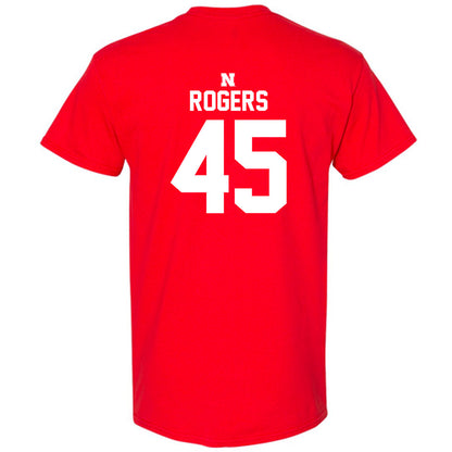 Nebraska - NCAA Football : Dylan Rogers - Classic Shersey T-Shirt-1