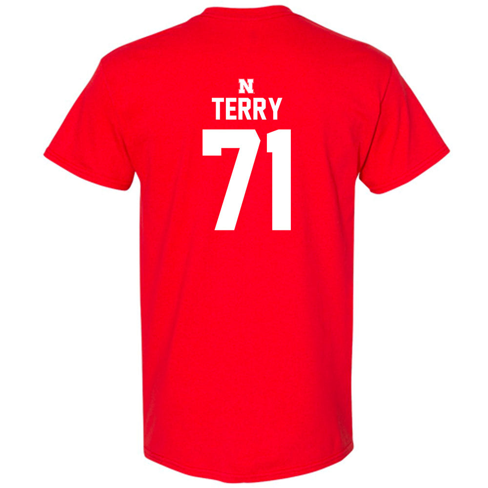 Nebraska - NCAA Football : Tyson Terry - Classic Shersey T-Shirt-1