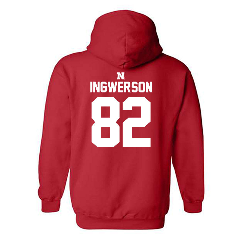 Nebraska - NCAA Football : Eric Ingwerson - Classic Shersey Hooded Sweatshirt-1