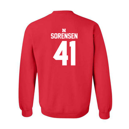 Nebraska - NCAA Football : Luke Sorensen - Classic Shersey Crewneck Sweatshirt-1