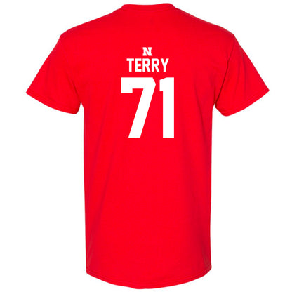 Nebraska - NCAA Football : Tyson Terry - Classic Shersey T-Shirt-1