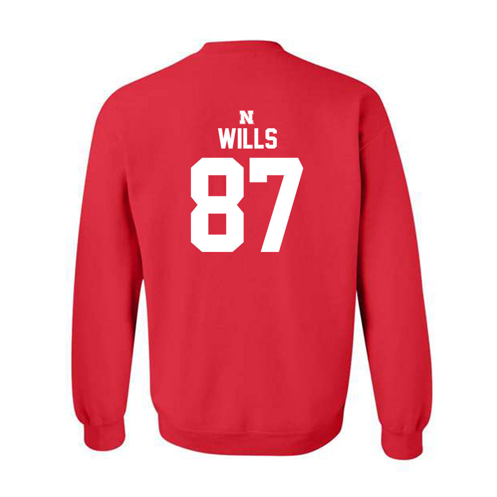 Nebraska - NCAA Football : Jack Wills - Classic Shersey Crewneck Sweatshirt-1