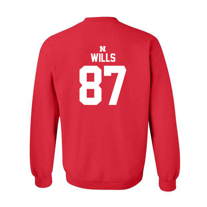 Nebraska - NCAA Football : Jack Wills - Classic Shersey Crewneck Sweatshirt-1