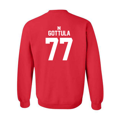 Nebraska - NCAA Football : Gunnar Gottula - Classic Shersey Crewneck Sweatshirt-1