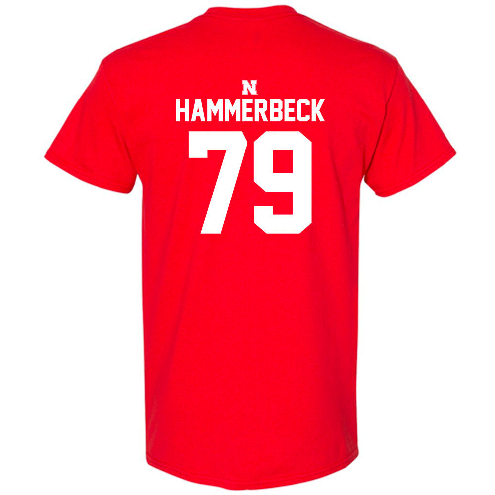 Nebraska - NCAA Football : Shawn Hammerbeck - Classic Shersey T-Shirt-1