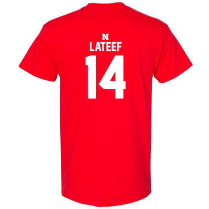 Nebraska - NCAA Football : TJ Lateef - Classic Shersey T-Shirt-1