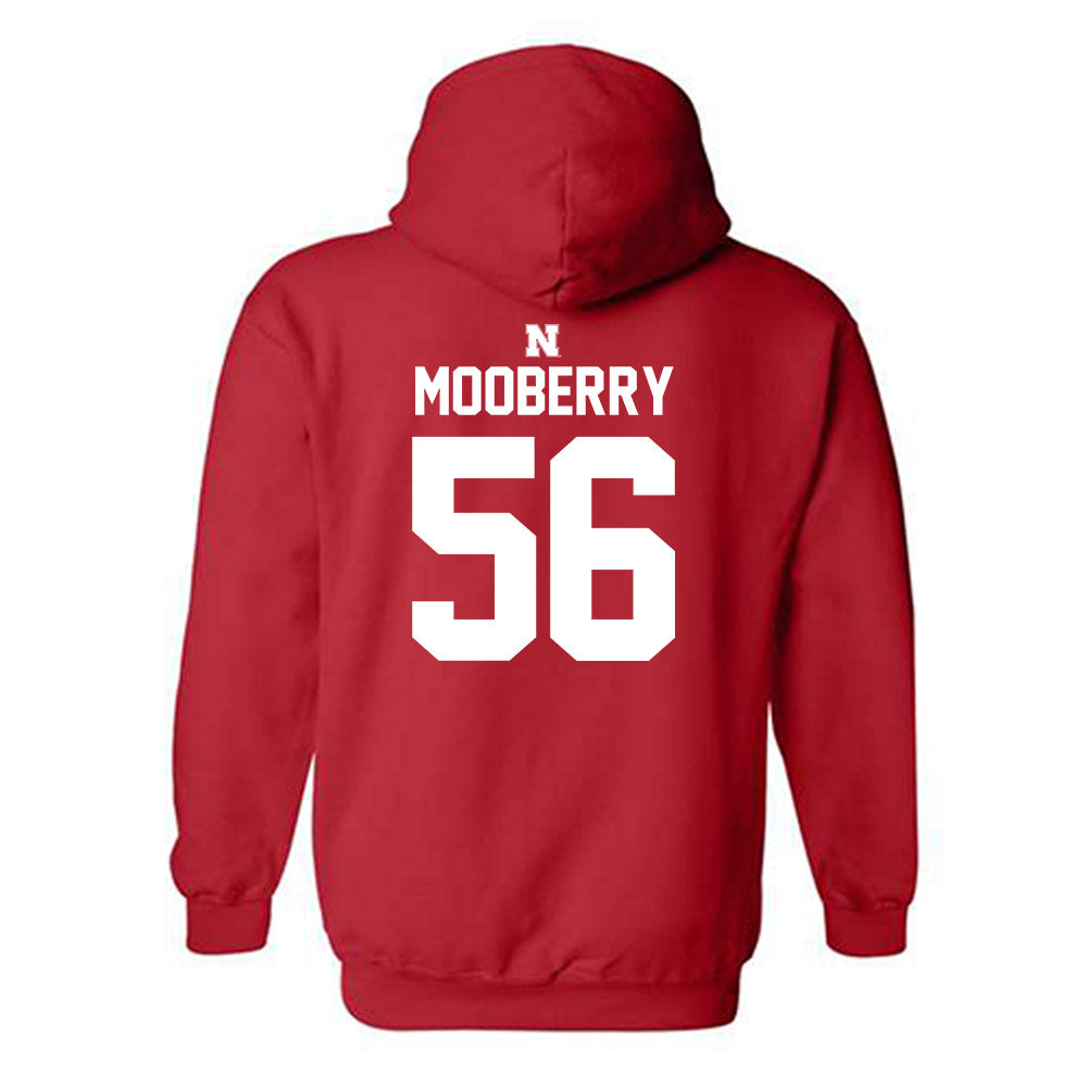 Nebraska - NCAA Football : Pierce Mooberry - Classic Shersey Hooded Sweatshirt-1