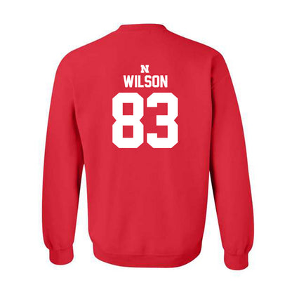 Nebraska - NCAA Football : Archie Wilson - Classic Shersey Crewneck Sweatshirt-1