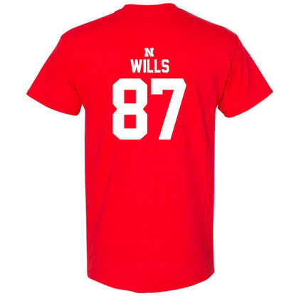 Nebraska - NCAA Football : Jack Wills - Classic Shersey T-Shirt-1