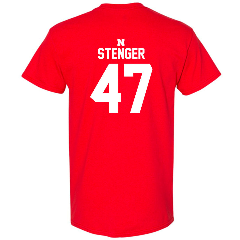Nebraska - NCAA Football : Gage Stenger - Classic Shersey T-Shirt-1