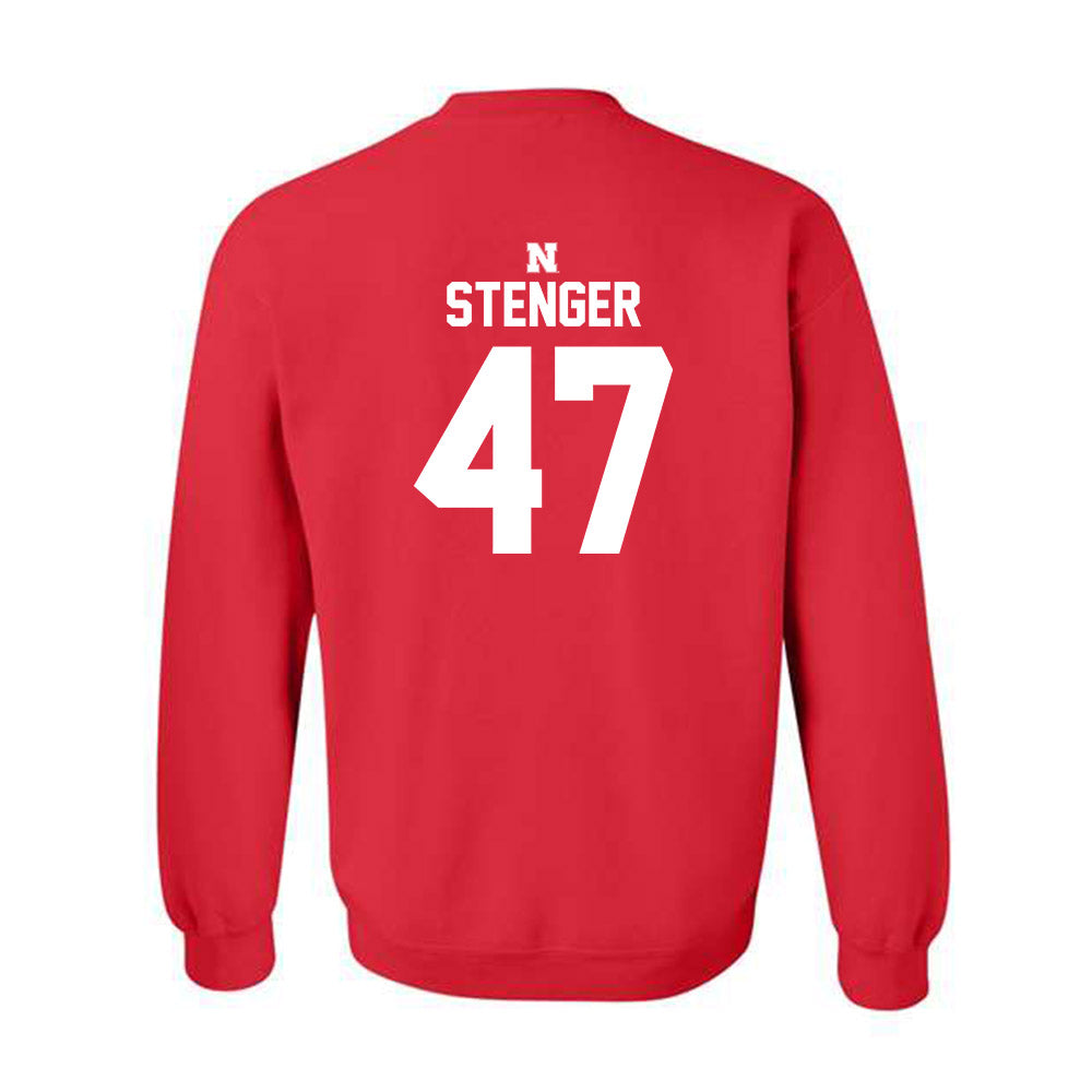 Nebraska - NCAA Football : Gage Stenger - Classic Shersey Crewneck Sweatshirt-1