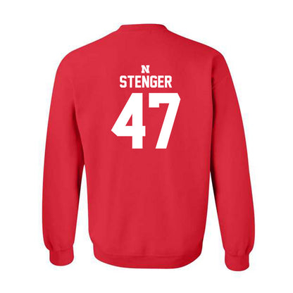 Nebraska - NCAA Football : Gage Stenger - Classic Shersey Crewneck Sweatshirt-1
