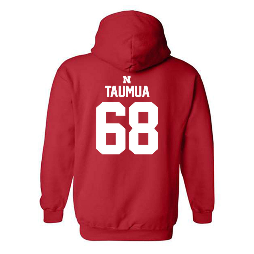 Nebraska - NCAA Football : Preston Taumua - Classic Shersey Hooded Sweatshirt-1