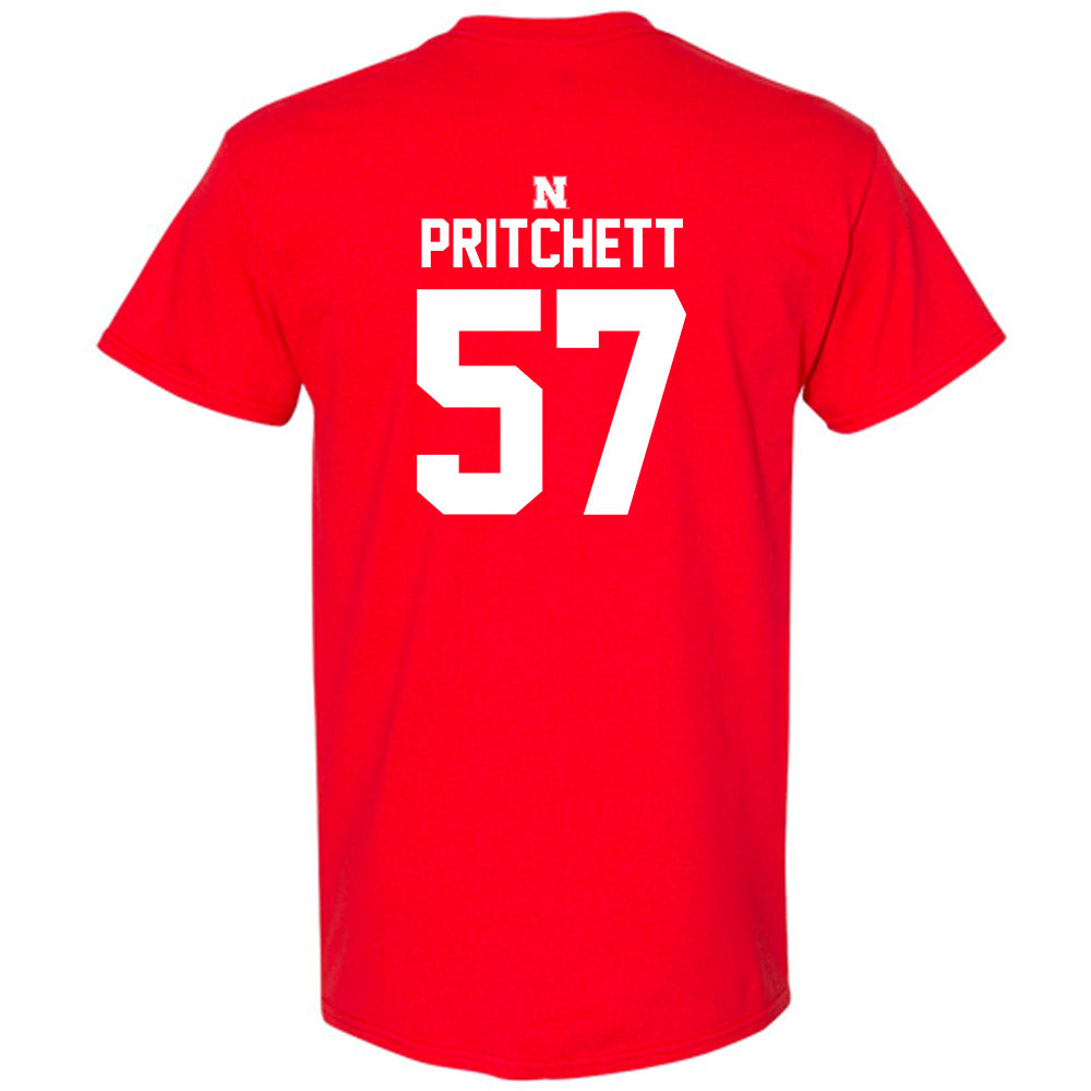 Nebraska - NCAA Football : Elijah Pritchett - Classic Shersey T-Shirt-1