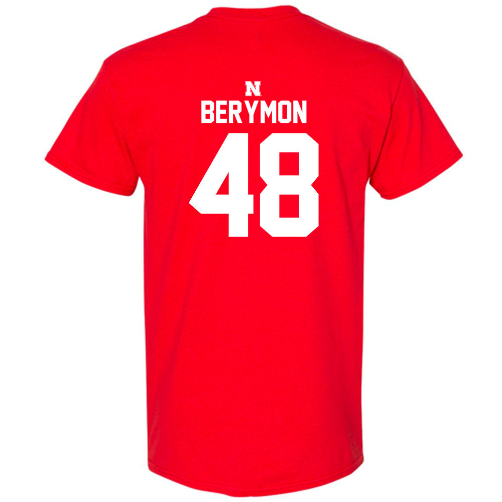Nebraska - NCAA Football : Dylan Berymon - Classic Shersey T-Shirt-1