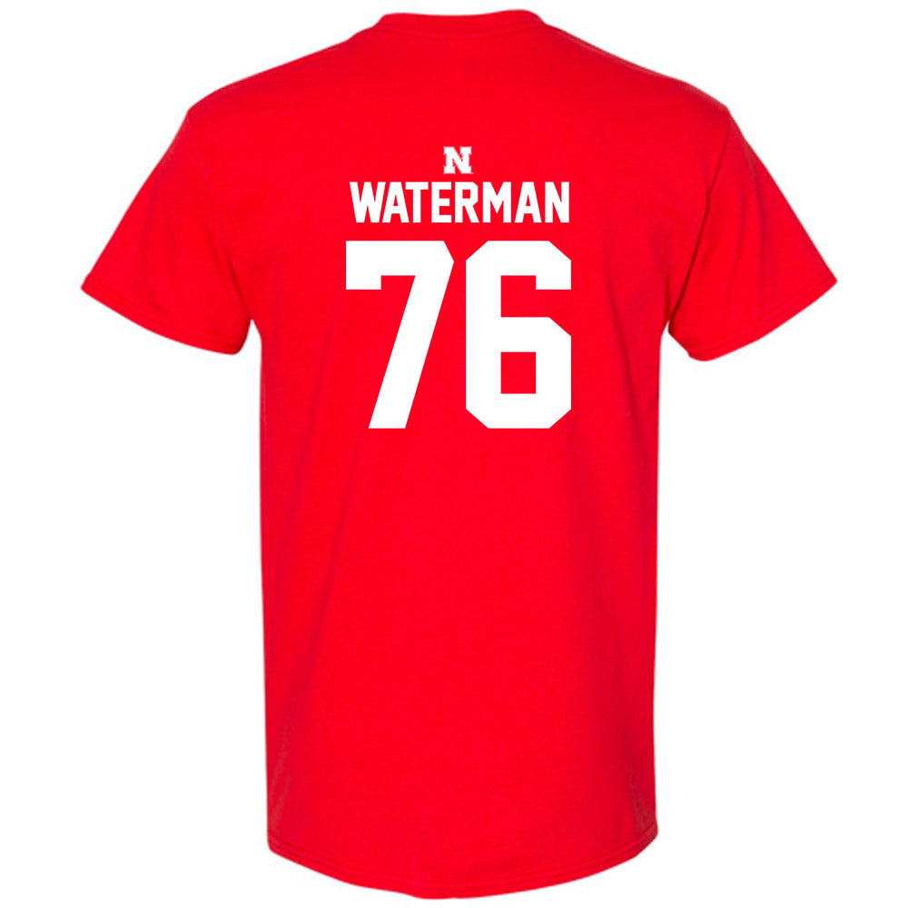 Nebraska - NCAA Football : Rex Waterman - Classic Shersey T-Shirt-1