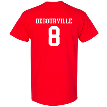 Nebraska - NCAA Men's Basketball : Taj Degourville - Classic Shersey T-Shirt-1