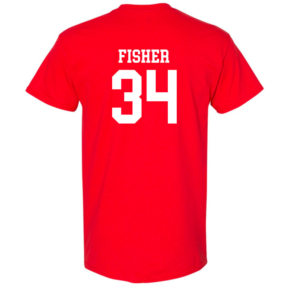 Nebraska - NCAA Women's Basketball : Emily Fisher - Classic Shersey T-Shirt-1