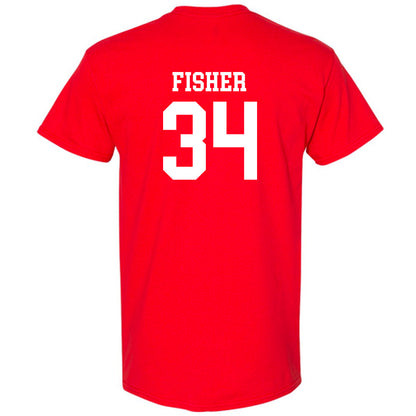 Nebraska - NCAA Women's Basketball : Emily Fisher - Classic Shersey T-Shirt-1