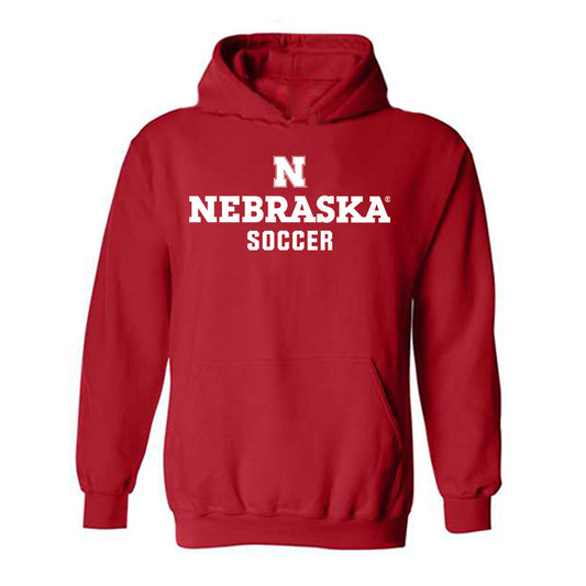 Nebraska - NCAA Women's Soccer : Kate Eggett - Classic Shersey Hooded Sweatshirt-0