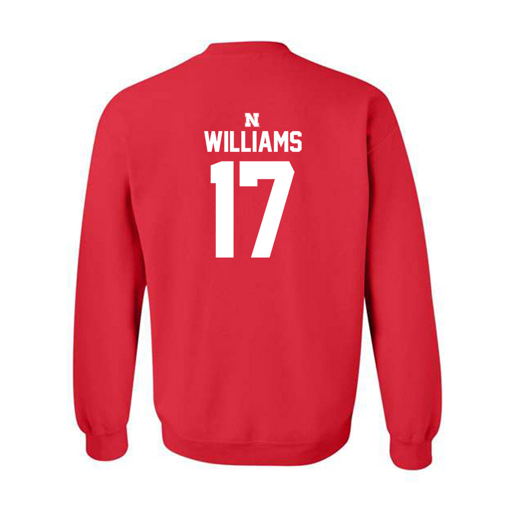 Nebraska - NCAA Women's Volleyball : Keoni Williams - Classic Shersey Crewneck Sweatshirt-1