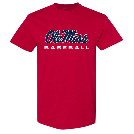 Ole Miss - NCAA Baseball : Winston Pennant - Classic Shersey T-Shirt-0