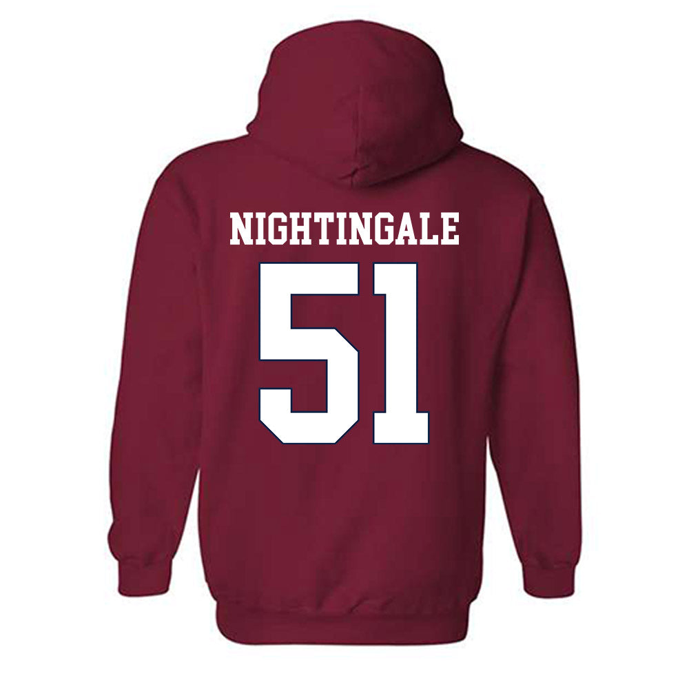 Ole Miss - NCAA Football : Trey Nightingale - Classic Shersey Hooded Sweatshirt-1