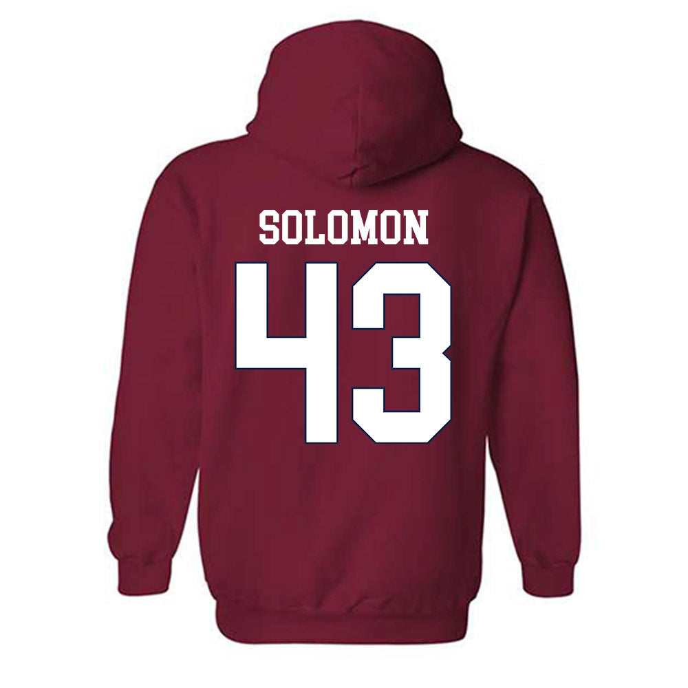Ole Miss - NCAA Football : Isreal Solomon - Classic Shersey Hooded Sweatshirt-1