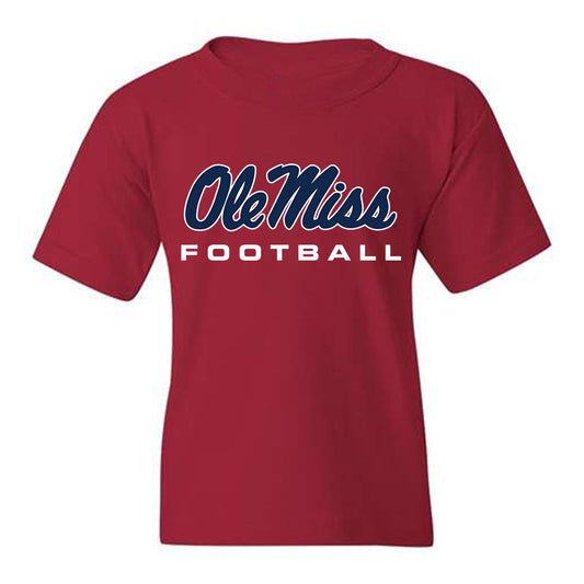 Ole Miss - NCAA Football : Pat Broomfield - Youth T-Shirt