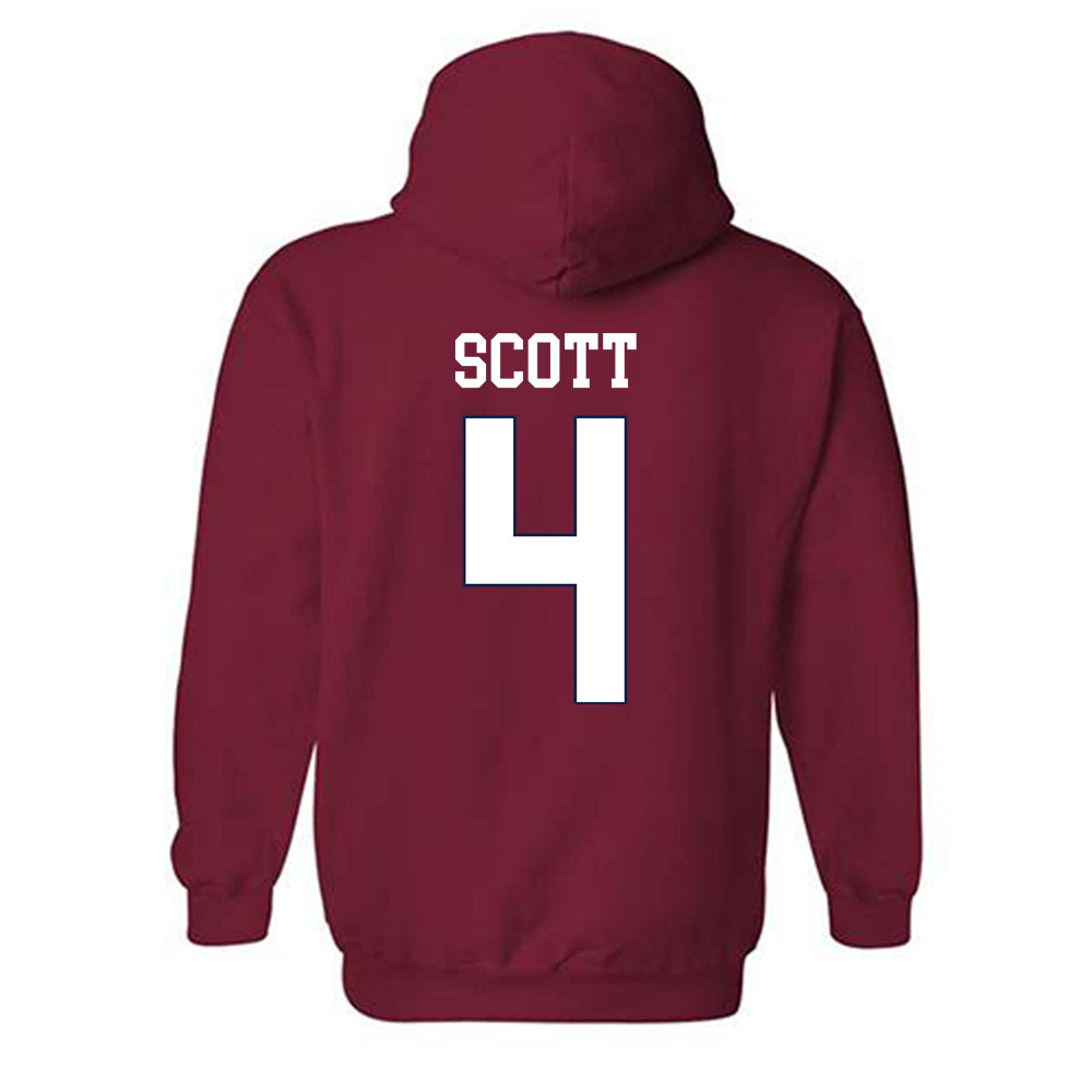 Ole Miss - NCAA Men's Basketball : James Scott - Classic Shersey Hooded Sweatshirt-1