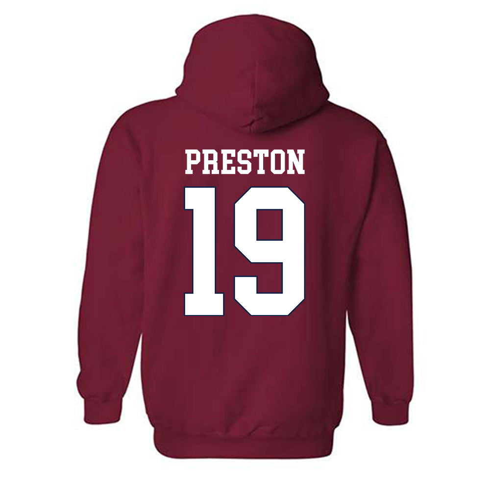 Ole Miss - NCAA Football : MJ Preston - Classic Shersey Hooded Sweatshirt-1