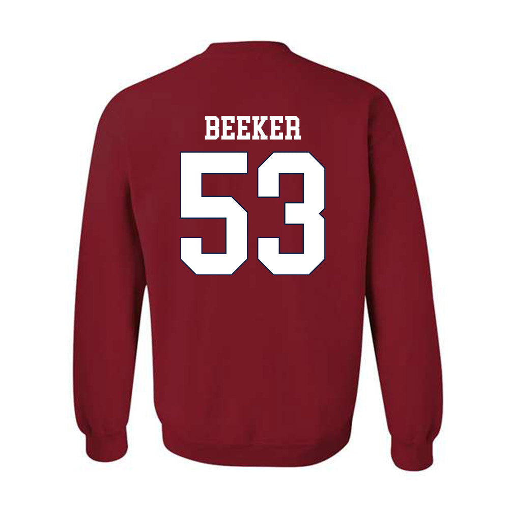 Ole Miss - NCAA Football : Ford Beeker - Classic Shersey Crewneck Sweatshirt-1