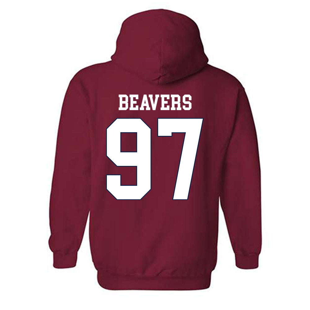 Ole Miss - NCAA Football : Kamron Beavers - Classic Shersey Hooded Sweatshirt-1