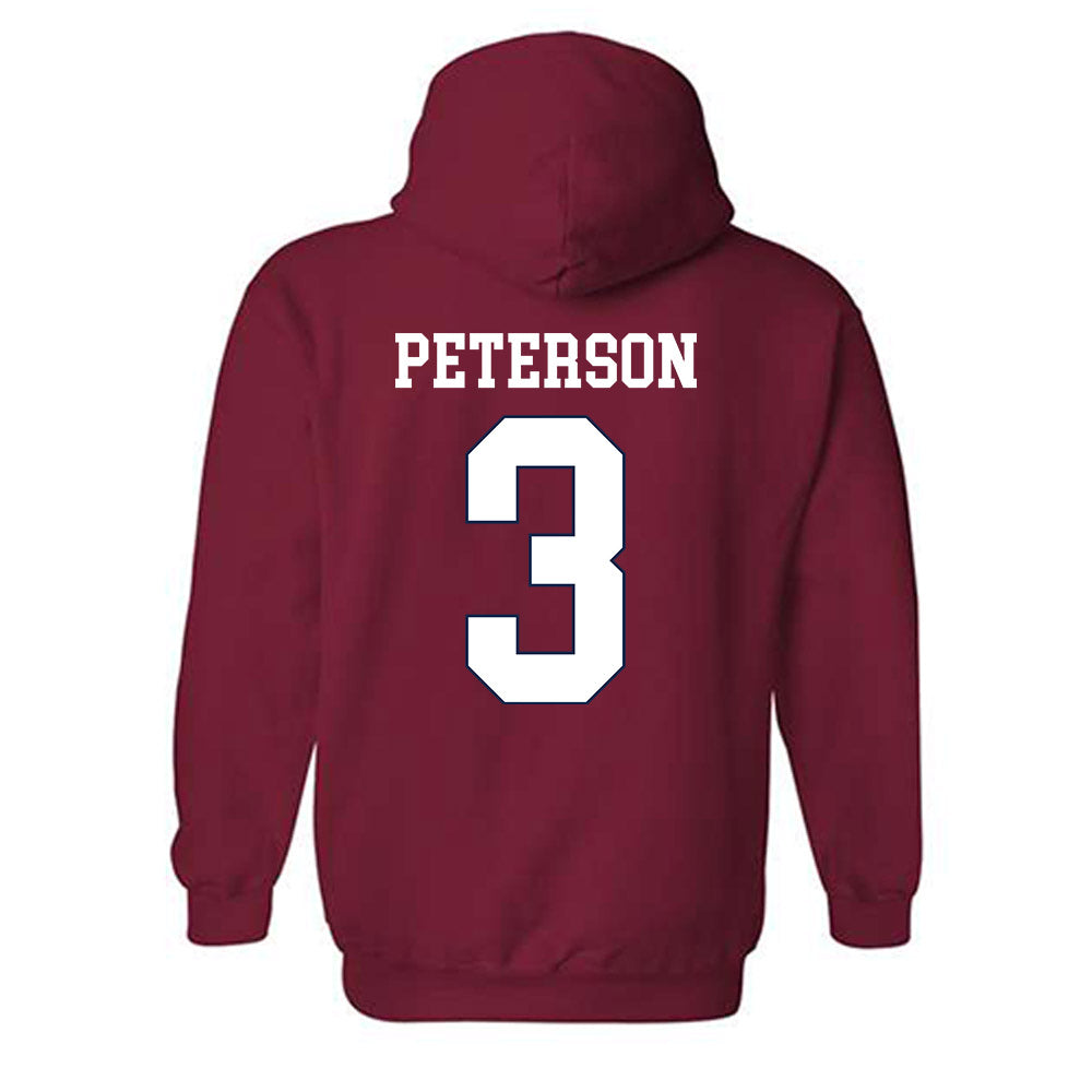 Ole Miss - NCAA Women's Basketball : Kaitlin Peterson - Classic Shersey Hooded Sweatshirt-1